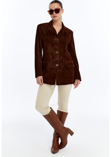 Kadın Hakiki Deri Süet Ceket fırsatları