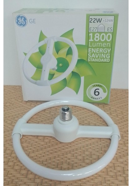 22W E27 Duylu Günışığı Simit Ampul