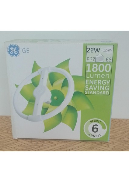 22W E27 Duylu Günışığı Simit Ampul