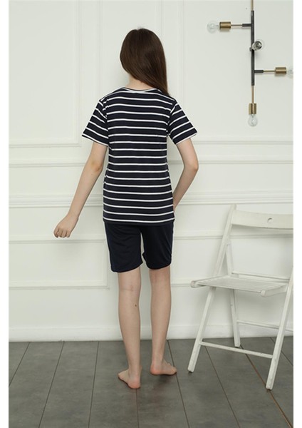Modaserdem Mdsrdm Kız Çocuk Penye Şortlu Pijama Takım 20407