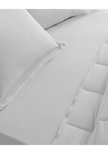 Ilus Bambu Çift Kişilik Comforter Set - Gri