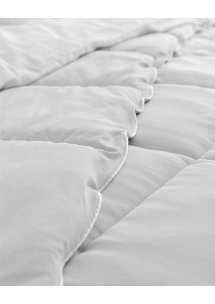 Ilus Bambu Çift Kişilik Comforter Set - Gri