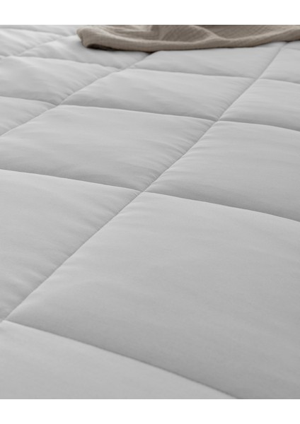 Ilus Bambu Çift Kişilik Comforter Set - Gri
