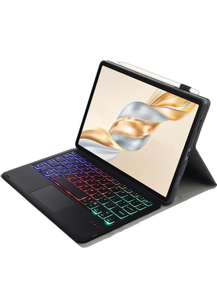 Klavye Deri Tablet Kılıfı AH28-AS (Yurt Dışından)