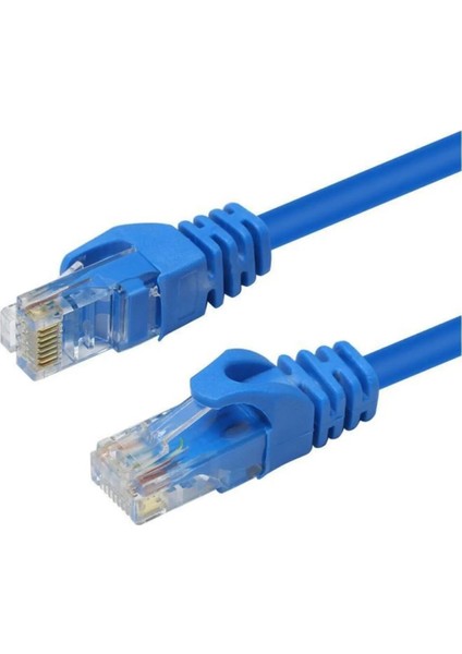 Ygs 1.0mt Cat6 Kablo Ethernet Kablosu Mavi