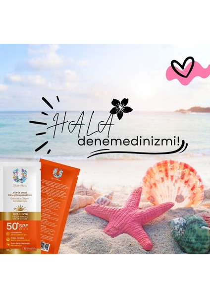 U Health Güneş Kremi 50 Spf 5 Adet 10 gr