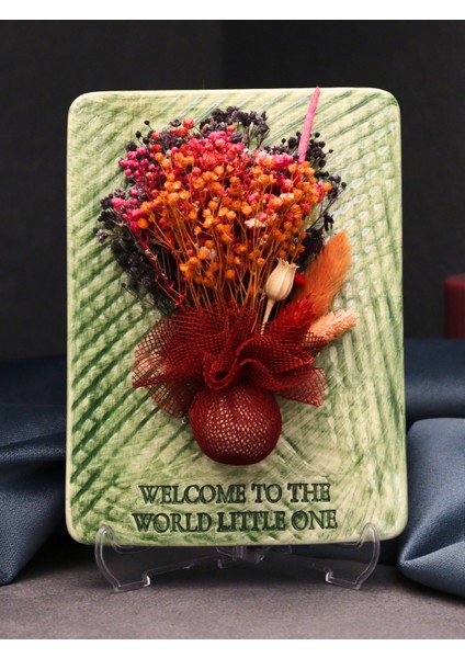 ile Çok Özel Hediye 🎁 Hoş Geldin Bebek Hediyesi – Welcome To The World, Little One! Dünyaya Hoş Geldin Minik Kalp | Yeni Doğan Aranjmanı & Yeni Anneye Hediyelik