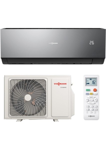 Vitoclima 200-S/HE Trend Black 12000 Btu A++ Duvar Tipi Inverter Klima