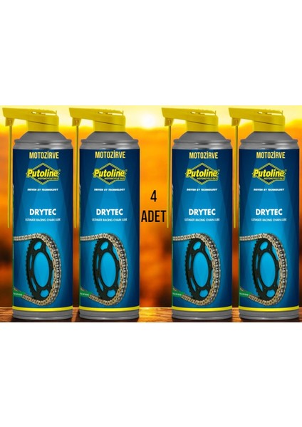 Drytec Race Yarış Zincir Yağı 500 ml (4 Adet)