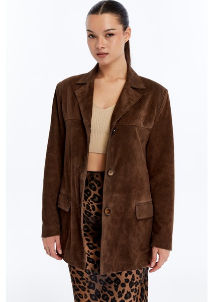 Kadın Hakiki Süet Ceket indirimleri