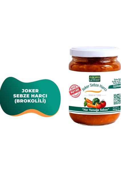 Joker Brokoli ve 7 Sebze Harcı (165 Gram)