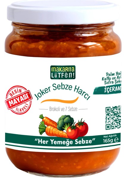 Joker Brokoli ve 7 Sebze Harcı (165 Gram)