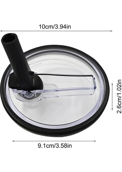 Quencher Pipetli Termos Sızdırmaz Kapak Sızdımaz Seti