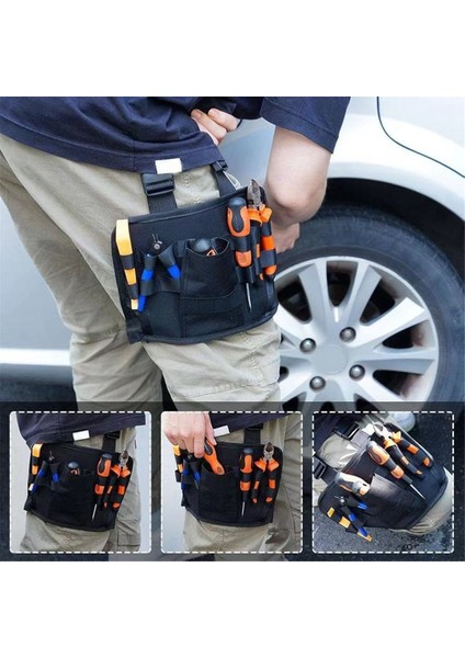 Alet Çantası Kemer Taşınabilir Tamir Aletleri Kemer Kılıfı Bacak Aleti (Yurt Dışından)