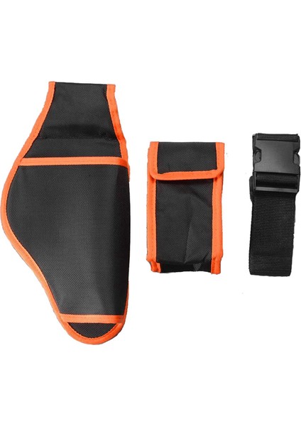 3 Parça Turuncu+Siyah Alet Çantası Seti (Yurt Dışından)