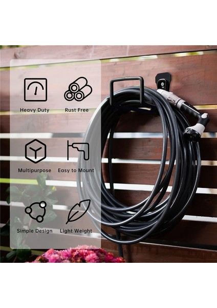 Bahçe Hortumu Tutucu Duvar Montajı, Bahçe Hortumu Için Görev Su Hortumu Askısı (Yurt Dışından) indirimleri