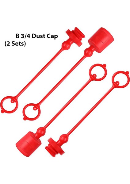 -B 3/4 Hidrolik Hızlı Bağlantı Elemanı Erkek Toz Kapağı ve Dişi Tapa Kapağı (Yurt Dışından) fırsatları