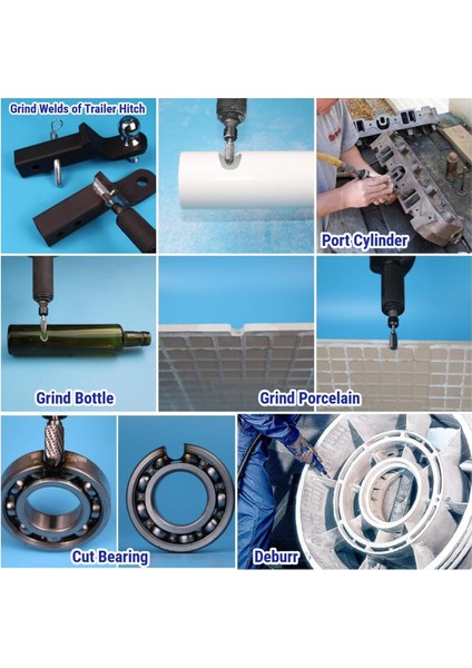 Karbür Freze Seti 1/4 Inç Şaft 10 Parça Beton Taş Kaynaklamak Için (Yurt Dışından) fırsatları