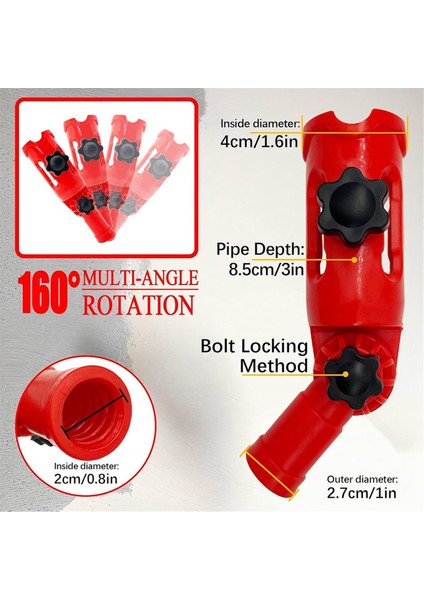 Çok Açı Boya Fırçası Uzatıcısı Kırmızı, Boya Kenarı Aracı (Yurt Dışından) fırsatları