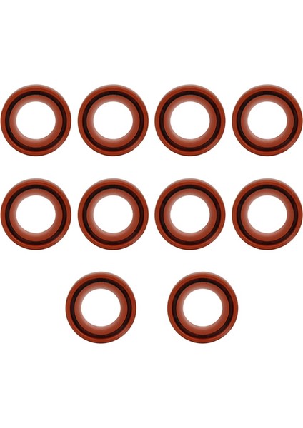 10 Parçalı Kahverengi Testere MS170 180 Parça Alet Yağ Contası Halkası (Yurt Dışından)