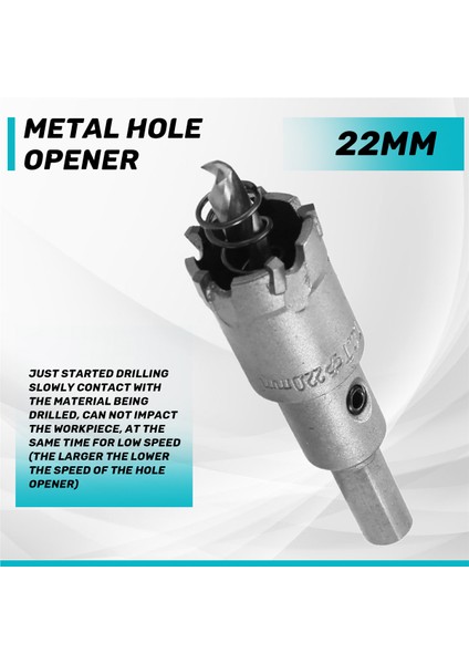 6 Adet Tungsten Karbür Delik Testeresi Paslanmaz Çelik/metal Delik Açacağı (Yurt Dışından)
