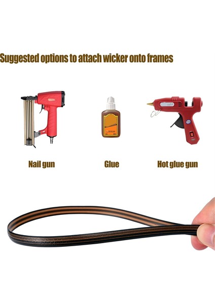 120 Ft Plastik Hasır Tamir Malzemeleri Patio Için Karışık Renkli Şerit (Yurt Dışından) fiyatları