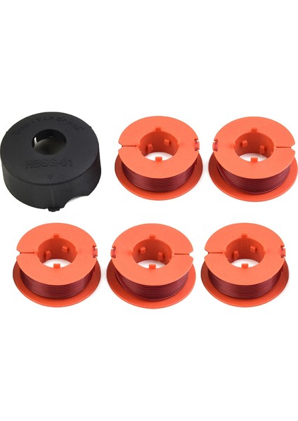 F016800175 Için 6 Parçalı Çim Biçme Makinesi Makarası ve Makara Kapağı Seti (Yurt Dışından)