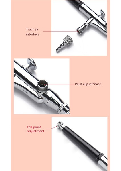 0.3mm Sifon Beslemeli Çift Etkili Airbrush Seti Aracı (Yurt Dışından) modelleri