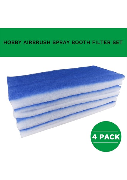 4 Adet Airbrush Hobi Kabini Filtre Seti, Master, Paasche Için (Yurt Dışından)