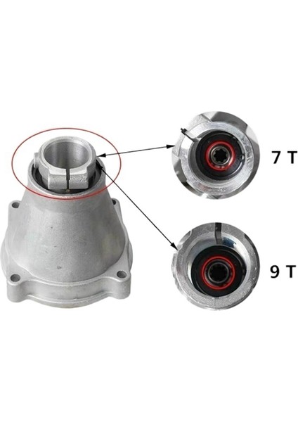26MM 7-Dişli Çim Biçme Makinesi Bağlantı Diski (Yurt Dışından) modelleri