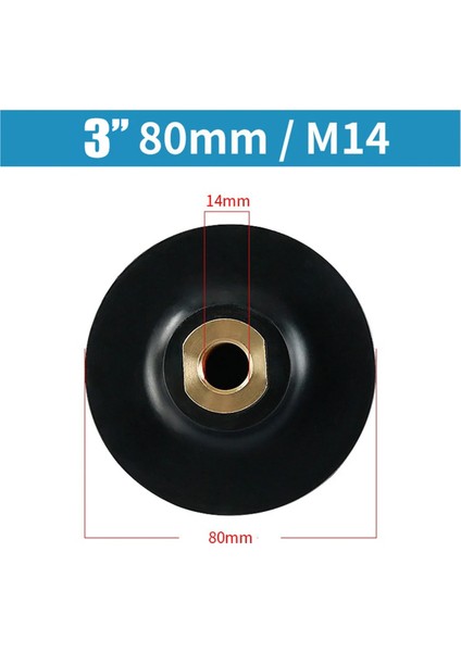 Açı Taşlama Makinesi M14 Aşındırıcı Kendinden Yapışkanlı Taşlama Destek Pedi 3ın (Yurt Dışından) fiyatları