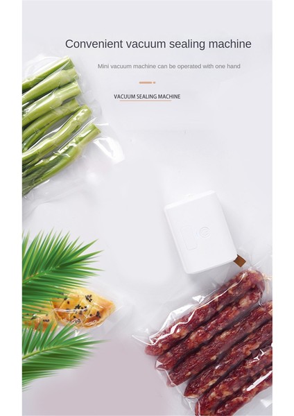 Ev Tipi Vakum Makinesi Gıda Vakum Makinesi 4 Vakumlu Torba ile (Yurt Dışından) indirimleri