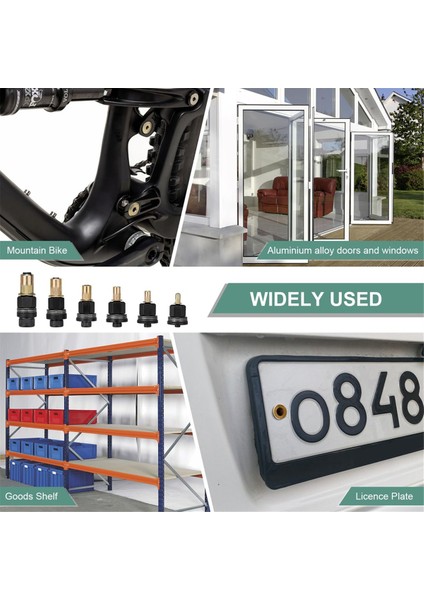 Manuel ve Elektrikli Matkap Işlemleri Için Perçin Somunu Takım Seti M3-M10 (Yurt Dışından) indirimleri