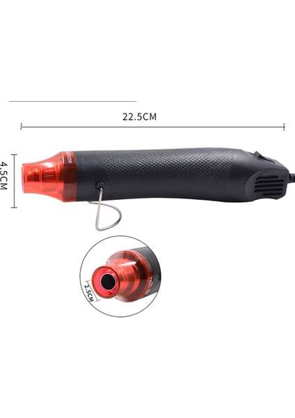 300W Sıcak Hava Makinesi Mini Sıcaklık Üfleyici Ab Fişi C (Yurt Dışından)