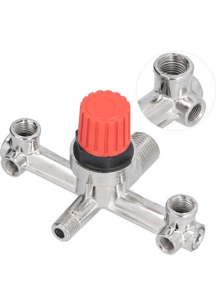 Hava Anahtarı Borusu Çift Çıkışlı Metal Vana Basınç Bağlantı Aksesuarı (Yurt Dışından) fırsatları