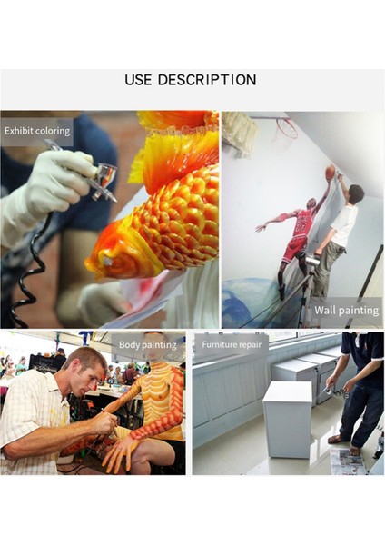 Dıy Spreyleme Aracı Seti Model Dıy Boyama Makyaj Tırnak Sanatı Pasta (Yurt Dışından) fiyatları