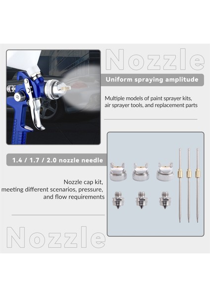 Alet Ucu 1,4 Mm/1,7 Mm/2,0 mm Ucu Iğnesi ve Ucu Kapağı (Yurt Dışından)