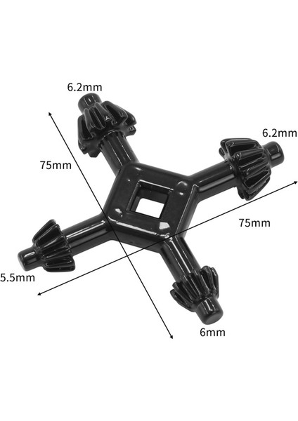 Chuck Key 4'ü 1 Arada Matkap Chuck Anahtarı, Matkap Pres Profesyonel Master Için (Yurt Dışından)