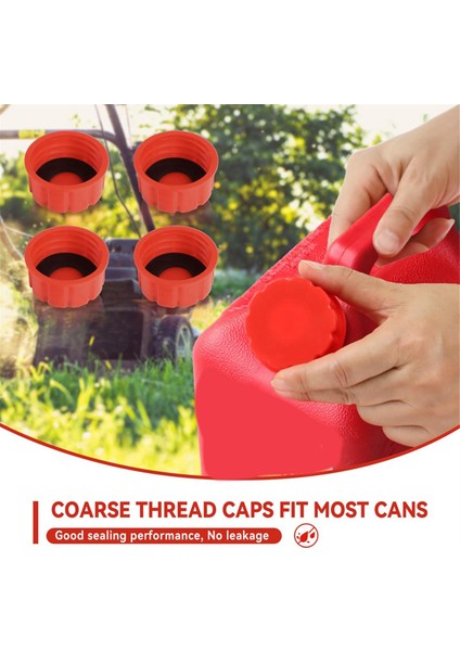 5 Galonluk Benzin Bidonu Kapağı, Benzin Bidonları Için Yedek Kapak (6'lı Paket) (Yurt Dışından) indirimleri