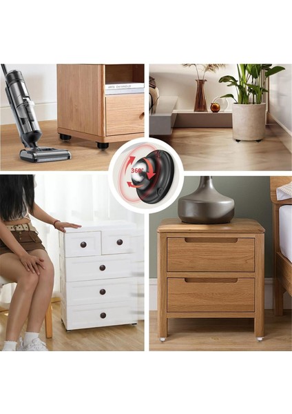 Küçük Ev Aletleri Depolama Kutuları Için 1 Inç Kendinden Yapışkanlı Tekerlekler (Yurt Dışından) modelleri