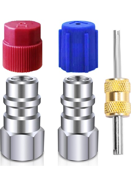 R12'DEN R134A'YA Dönüşüm Kiti, Ac Yenileme Bağlantı Adaptörü Kiti (Yurt Dışından)