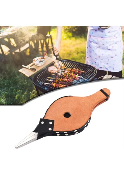 Vintage Ahşap Manuel El Yapımı Hava Üfleyici Fan Üfleyici Barbekü Için (Yurt Dışından) modelleri