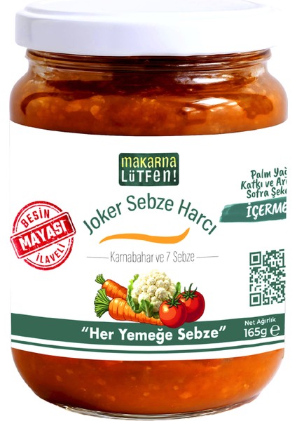 Joker Karnabahar ve 7 Sebze Harcı (165 Gram)