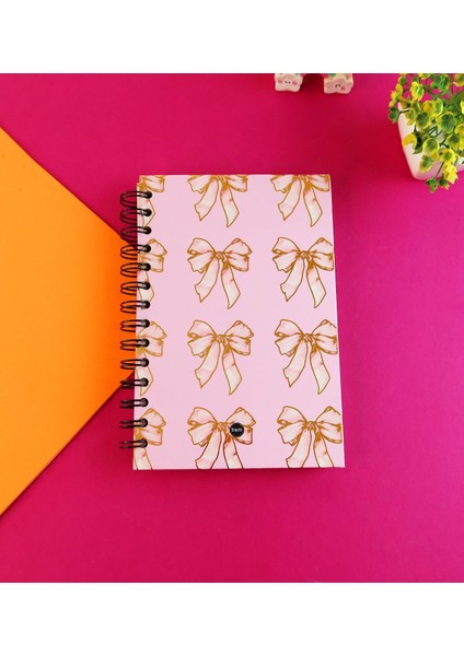 Özel Tasarım Spiralli 15*21 cm Dot Defter, Eskiz Defteri, Doodle Book - 2 SAYFA STICKER HEDİYELİ