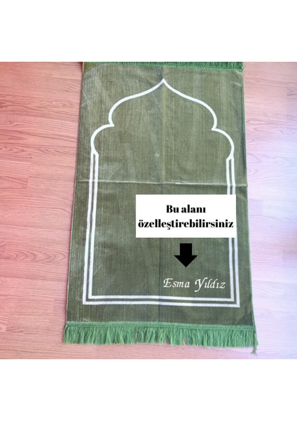 Kişiye Özel Isimli Seccade – Hac Hatırası-Islami Hediyelik