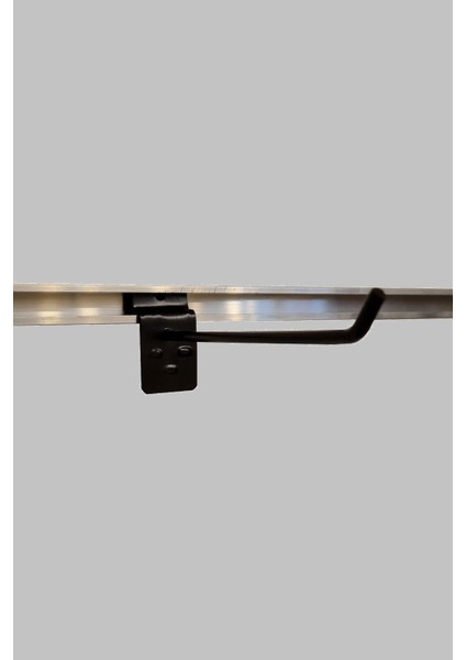 25 cm - 45 Adet Siyah Kanallı Pano Kancası Raf Askısı fırsatları