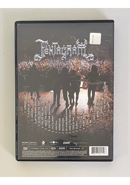 Pentagram 1987 DVD Kitapçık Mevcut (Orjnal 2008 Dönem Baskı Dvd) modelleri
