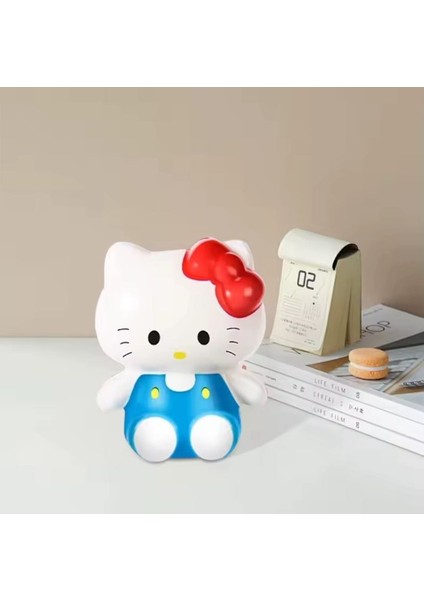 Hello Kitty Kedi Pati Kuromili Oyuncak Figür Anime Yumuşak Squishy Stress Oyuncak Sukuşi
