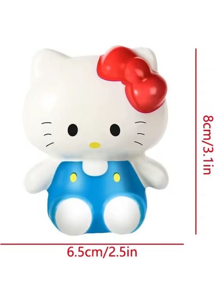 Hello Kitty Kedi Pati Kuromili Oyuncak Figür Anime Yumuşak Squishy Stress Oyuncak Sukuşi
