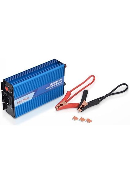 1000W Watt Modifiye İnvertör 12V / 220V Çevirici İnverter